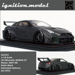 PREORDER Ignition Model 1/18 LB-Silhouette WORKS GT Nissan 35GT-RR Matte Black IG2353 (Approx. Release Date : Q3 2022 subject to manufacturer's final decision)