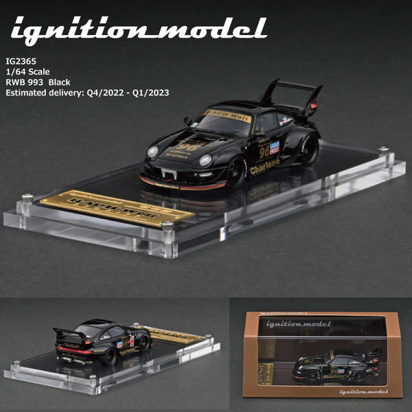 Ignition Model 1/64 HIGH-END RESIN MODEL RWB 993 Black IG2365