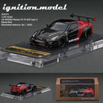 Ignition Model 1/64 HIGH-END RESIN MODEL LB-WORKS Nissan GT-R R35 type 2  Black/Red IG2371