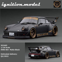 Ignition Model 1/18 RWB 964 Matte Black IG2465