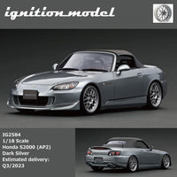 PREORDER Ignition Model 1/18 Honda S2000 (AP2)  Dark Silver IG2584 (Approx. Release Date : Q3 2023 subject to manufacturer's final decision)