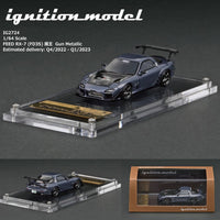 PREORDER Ignition Model 1/64 HIGH-END RESIN MODEL FEED RX-7 (FD3S) 魔王 Gun Metallic IG2724 (Approx. Release Date : Q4 2022 to Q1 2023 subject to manufacturer's final decision)