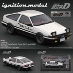 PREORDER Ignition Model 1/43 INITIAL D Toyota Sprinter Trueno 3Dr GT Apex (AE86)  White/Black IG2875 (Approx. Release Date : Q1 2023 subject to manufacturer's final decision)