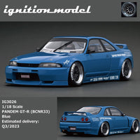 PREORDER Ignition Model 1/18 PANDEM GT-R (BCNR33)  Blue IG3026 (Approx. Release Date : Q3 2023 subject to manufacturer's final decision)