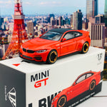 MINI GT 1/64 LB★WORKS BMW M4 Red w/ Copper Wheel LHD MGT00154-L 