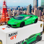 MINI GT 1/64 LB WORKS Lamborghini Huracan Version 2 Green LHD MGT00149-L 