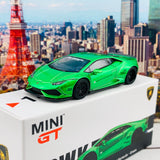 MINI GT 1/64 LB WORKS Lamborghini Huracan Version 2 Green LHD MGT00149-L 