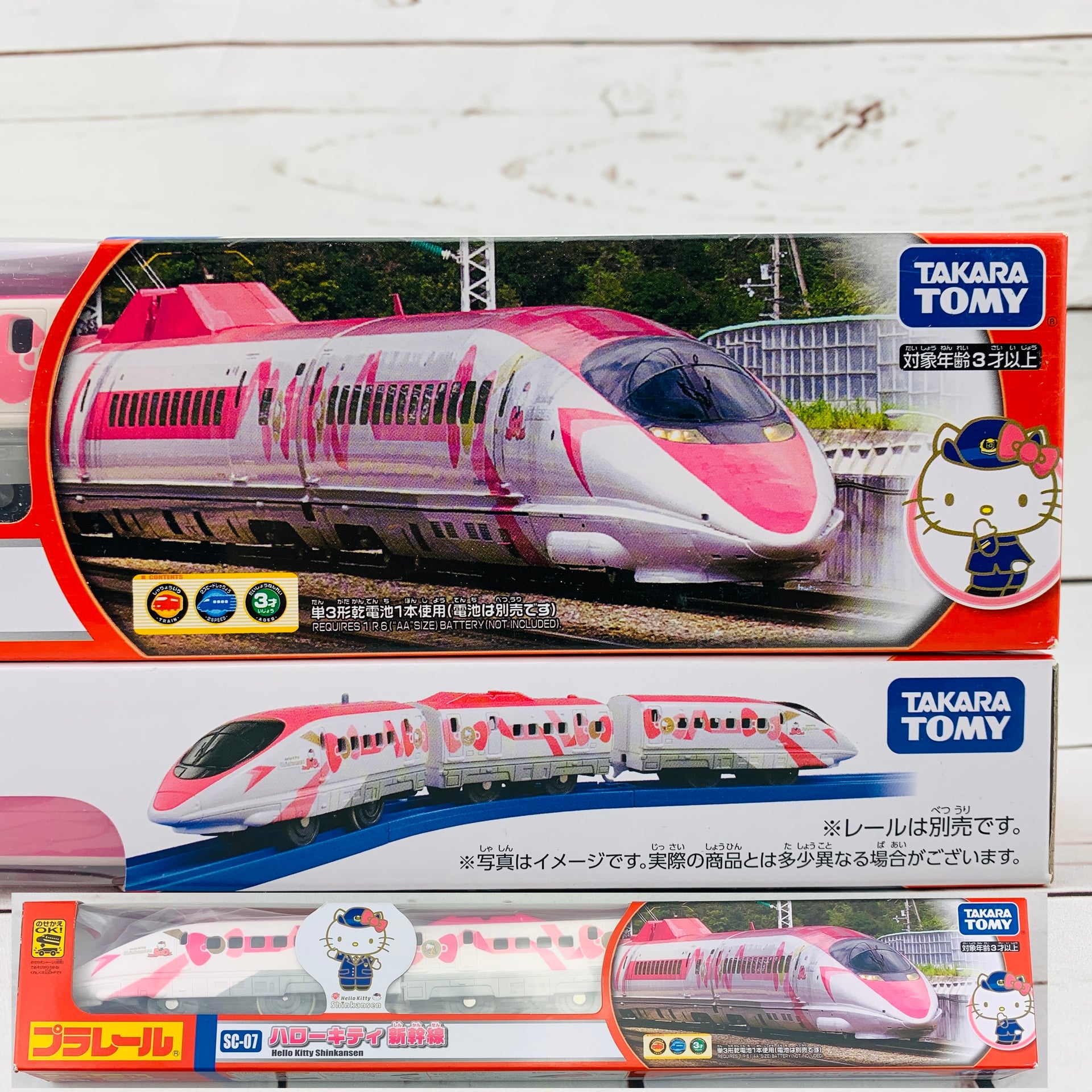 TAKARA TOMY PLARAIL HELLO KITTY Shinkansen SC-07 – Tokyo Station display picture 1