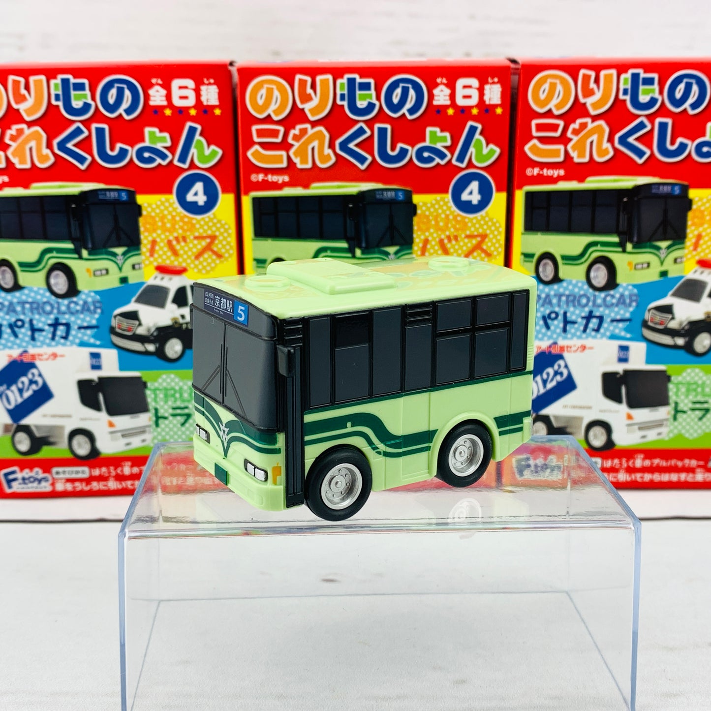 F-Toys Confect. Vehicle Collection #4 Pullback Mini Car - Complete Set of 6