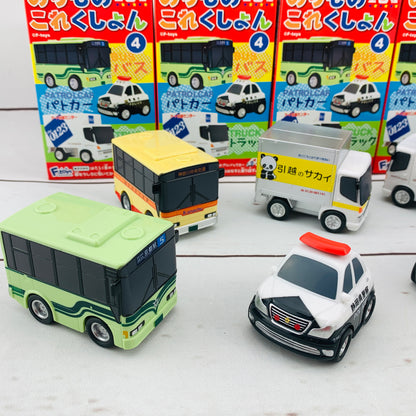 F-Toys Confect. Vehicle Collection #4 Pullback Mini Car - Complete Set of 6