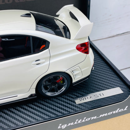 Ignition Model 1/18 SUBARU WRX (CBA-VAB) STI White Pearl IG1668
