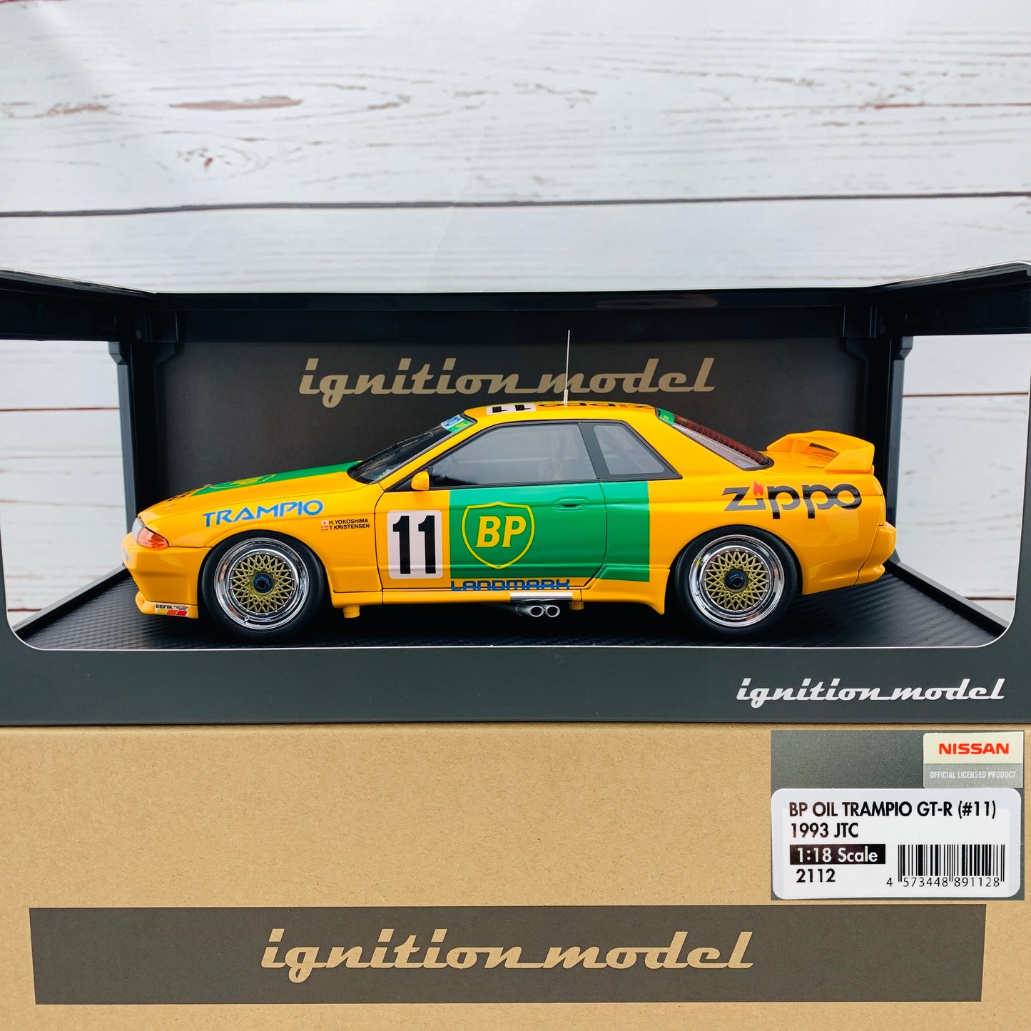 Ignition Model 1/18 BP OIL TRAMPIO GTR (#11) 1993 JTC IG2112