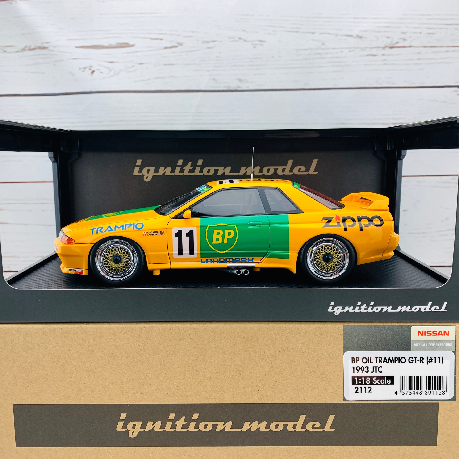 Ignition Model 1/18 BP OIL TRAMPIO GTR (#11) 1993 JTC IG2112