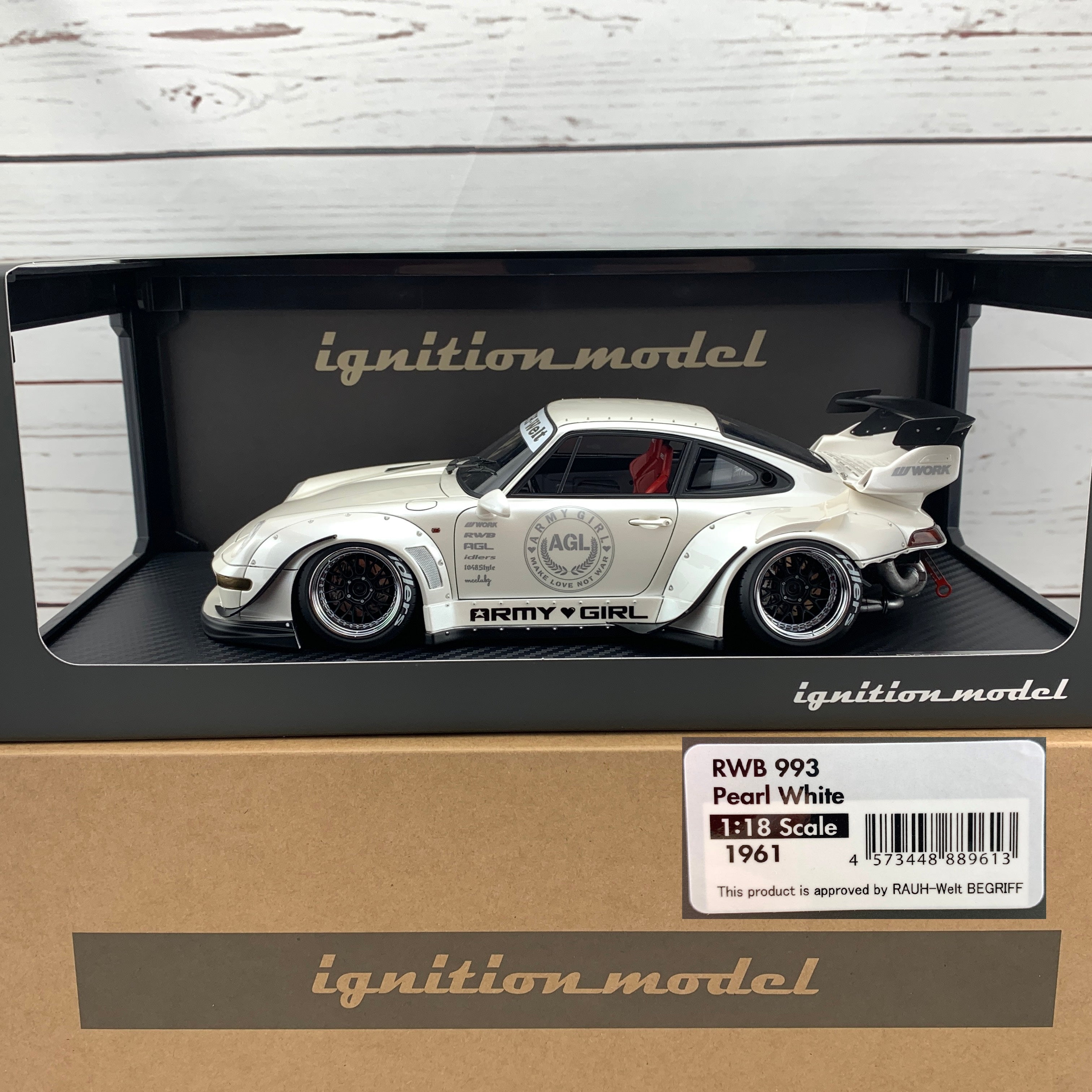 Preorder] Ignition Model 1:18 Porsche RWB 993 Black