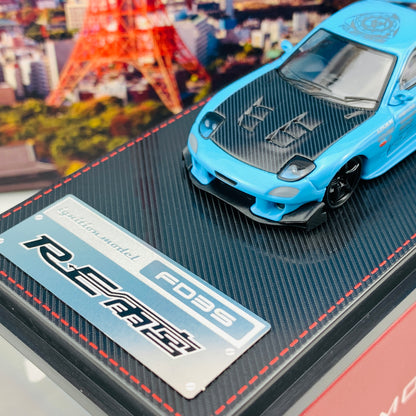Ignition Model 1/64 Mazda RX7 FD3S RE Amemiya Light Blue IG1949