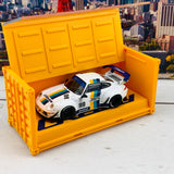 Tarmac Works Accessories 1/64 Container Base Greddy *** Two Containers with clear part included *** T64C-001-GDY