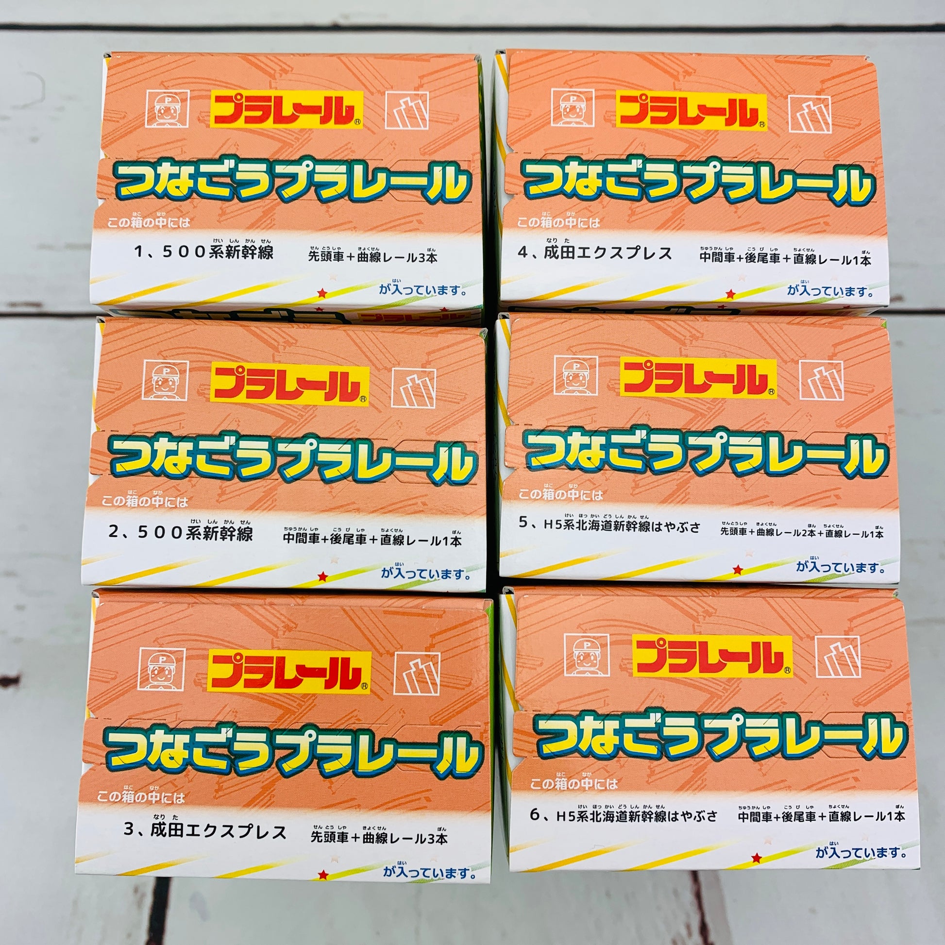 F-Toys Confect. Plarail #3 Complete Set of 6