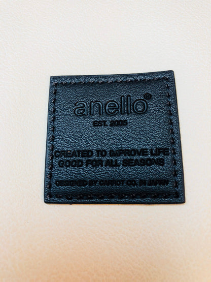 anello® Japan Synthetic Leather Mouthpiece Backpack - Aobori Black AT-B1211