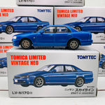 Tomica Limited Vintage Neo 1/64 Nissan Skyline 25GT-V BLUE (2000) LV-N170a