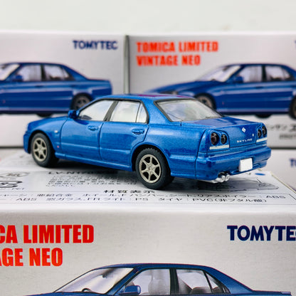 Tomica Limited Vintage Neo 1/64 Nissan Skyline 25GT-V BLUE (2000) LV-N170a