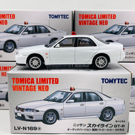 Tomica Limited Vintage Neo 1/64 Nissan Skyline GTR Autech Version WHITE (1998) LV-N169a