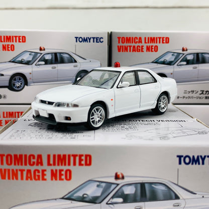 Tomica Limited Vintage Neo 1/64 Nissan Skyline GTR Autech Version WHITE (1998) LV-N169a