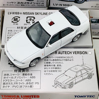 Tomica Limited Vintage Neo 1/64 Nissan Skyline GTR Autech Version WHITE (1998) LV-N169a