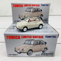 Tomica Limited Vintage 1/64 Subaru 360 Convertible (Open Top) LV-182b (1961)
