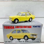 Tomica Limited Vintage 1/64 Toyota Corolla 1200 Two Door Deluxe Yellow (1969) LV-161b