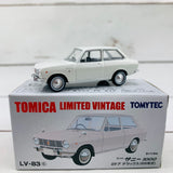 Tomica Limited Vintage 1/64 Datsun Sunny 1000 DX WHITE (1966) LV-83c