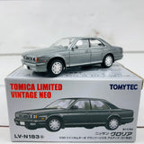 Tomica Limited Vintage Neo 1/64 Nissan Gloria Gran Turismo Ultima GREY (1991) LV-N183a