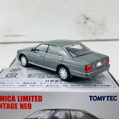 Tomica Limited Vintage Neo 1/64 Nissan Gloria Gran Turismo Ultima GREY (1991) LV-N183a