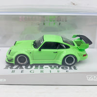 Tarmac Works 1/43 RWB 930 Lime Green with Black Wheels *** Asia Special Edition - Limited to 360 pcs *** T43-013-LG