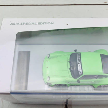 Tarmac Works 1/43 RWB 930 Lime Green with Black Wheels *** Asia Special Edition - Limited to 360 pcs *** T43-013-LG