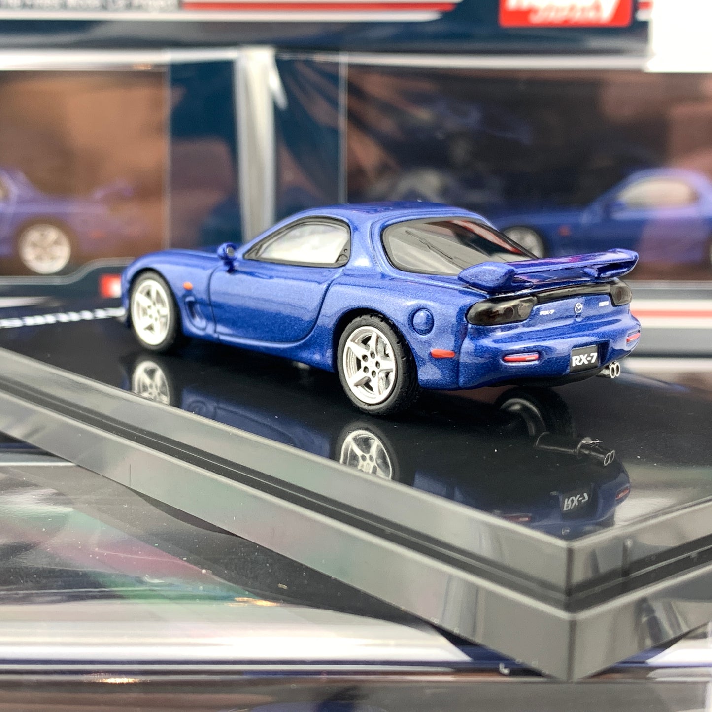 HOBBY JAPAN 1/64 Mazda RX7 FD3S Type R Bathurst Innocent Blue Mica HJ641007CBL