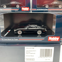 HOBBY JAPAN 1/64 Mazda RX7 FD3S Type R Bathurst Brilliant Black HJ641007CBK