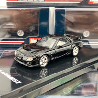 HOBBY JAPAN 1/64 Mazda RX7 FD3S Type R Bathurst Brilliant Black HJ641007CBK