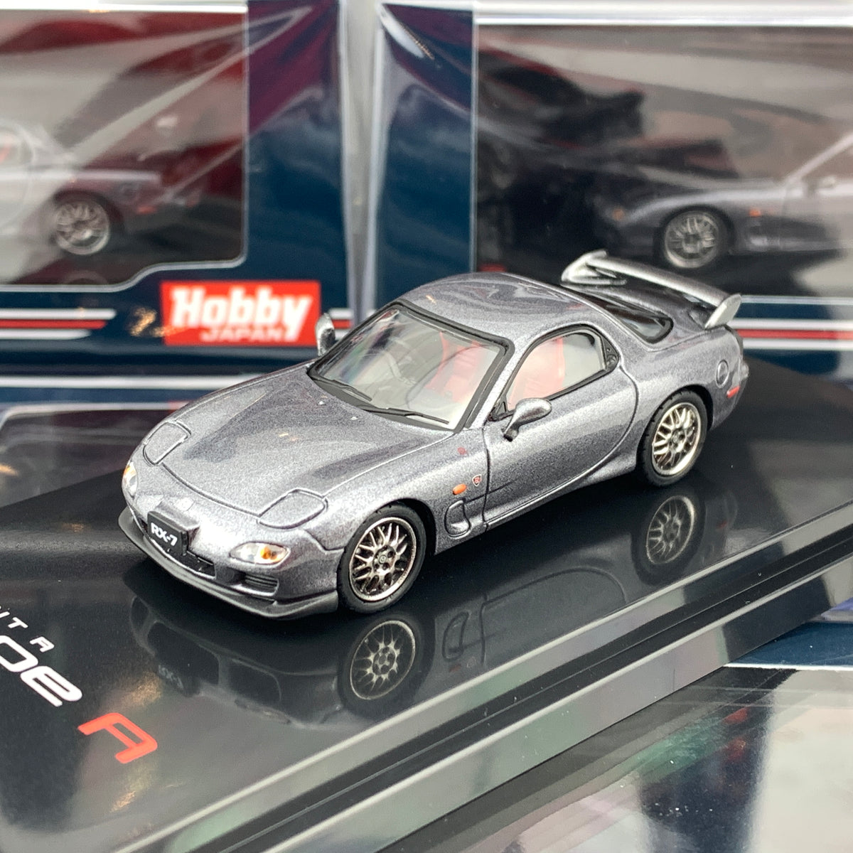 HOBBY JAPAN 1/64 Mazda RX7 FD3S Spirit R Type A Titanium Gray HJ641007 ...