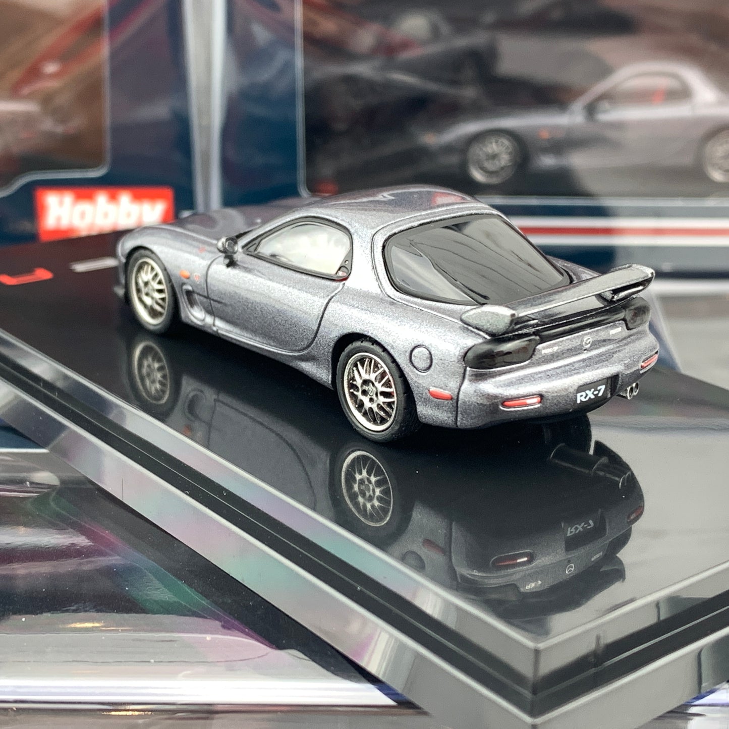 HOBBY JAPAN 1/64 Mazda RX7 FD3S Spirit R Type A Titanium Gray HJ641007GM