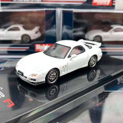 HOBBY JAPAN 1/64 Mazda RX7 FD3S Spirit R Type A Pure White HJ641007AW