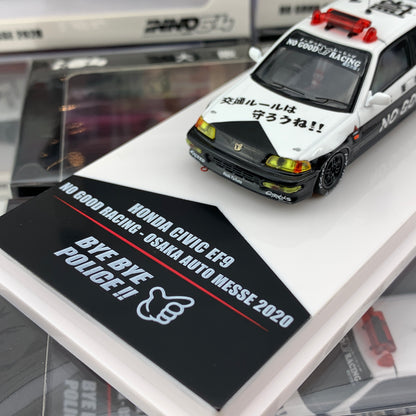 INNO64 1/64 JDM Collection 06 HONDA CIVIC EF9 Kanjo Style "BYE BYE POLICE" Osaka Auto Messe 2020 IN64-EF9-JDM06