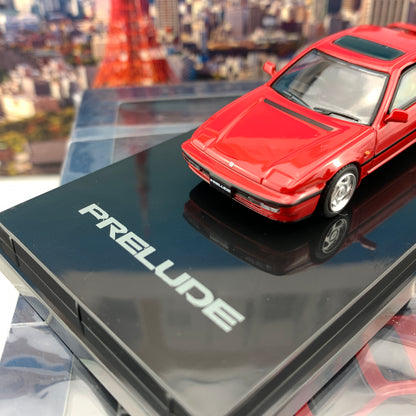 HOBBY JAPAN 1/64 Honda Prelude Si (BA5) 1989 Phenix Red HJ641002AR