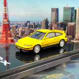 HOBBY JAPAN 1/64 Honda CRX SiR EF8 Yellow HJ641005SY