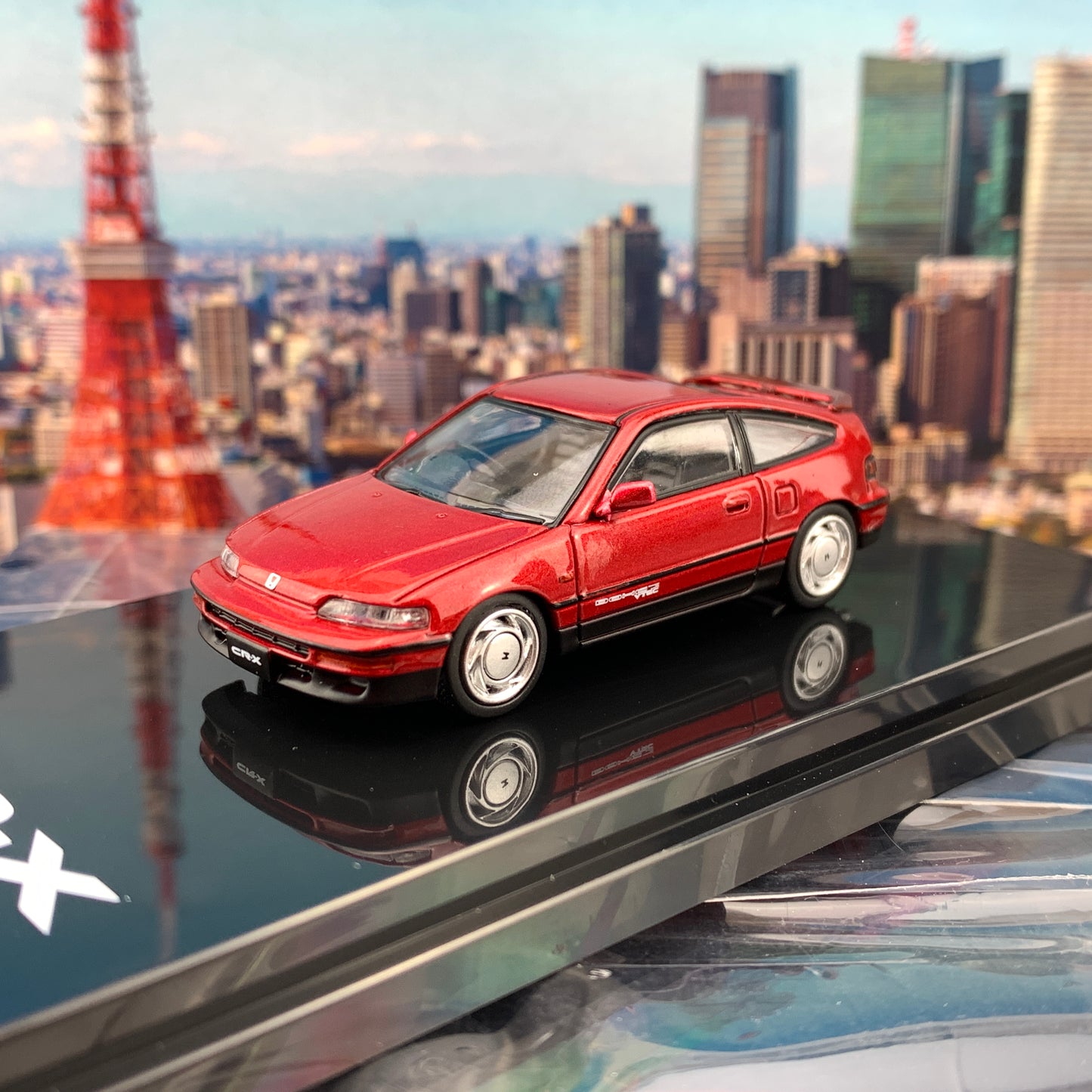 HOBBY JAPAN 1/64 Honda CRX SiR EF8 Red HJ641005R