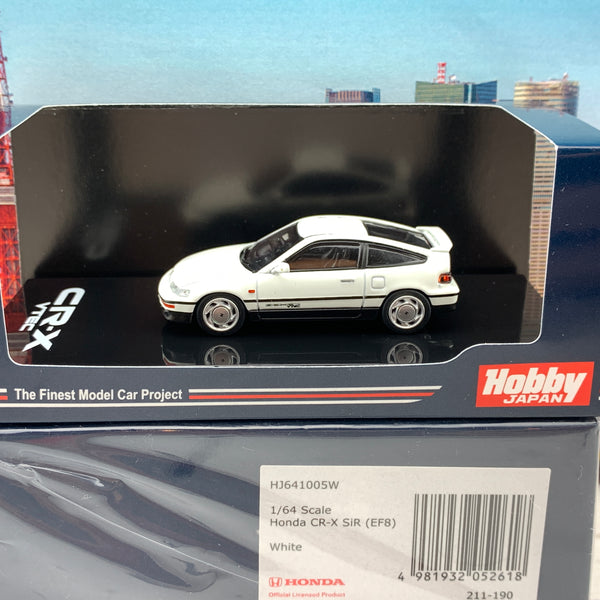 HOBBY JAPAN 1/64 Honda CRX SiR EF8 White HJ641005W