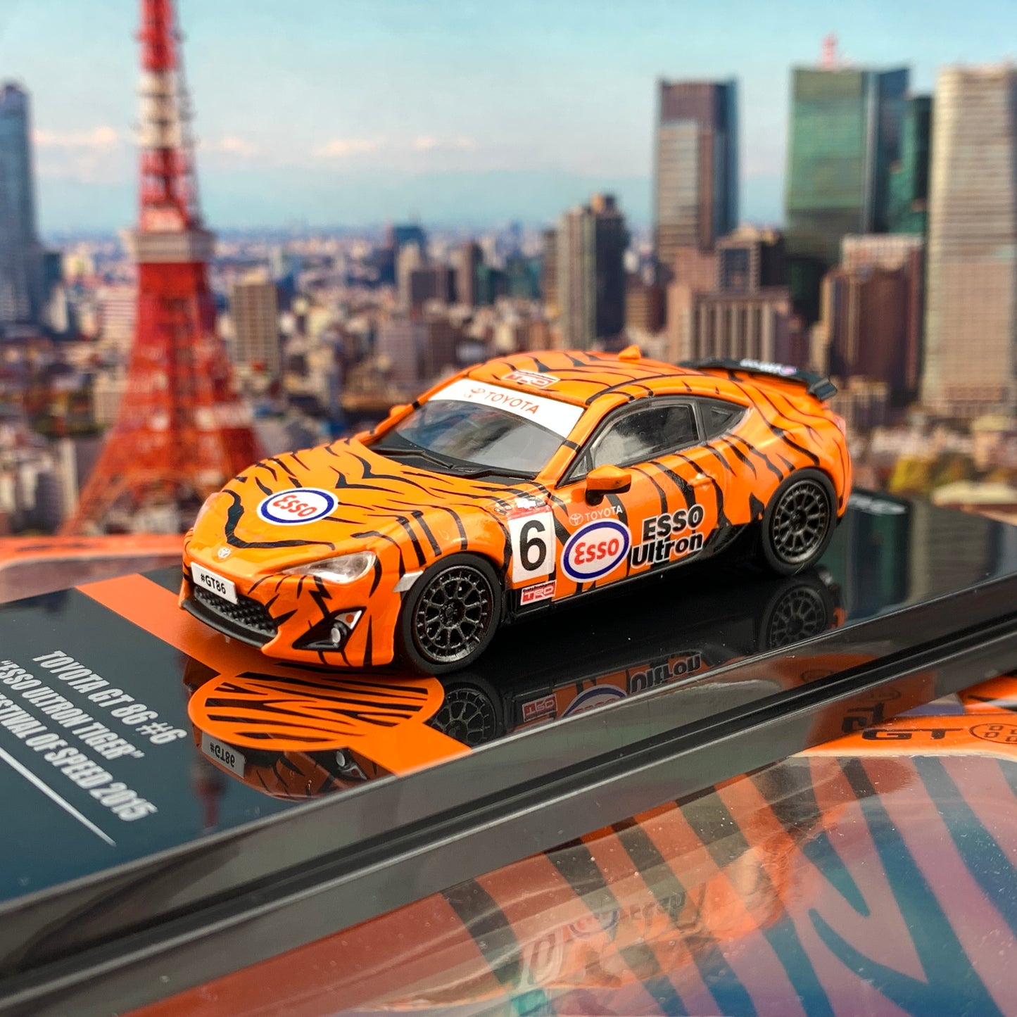 INNO64 1/64 TOYOYA GT86 #6 "ESSO ULTRON TIGER" Goodwood Festival of Speed 2015 IN64-GT86-ESSO