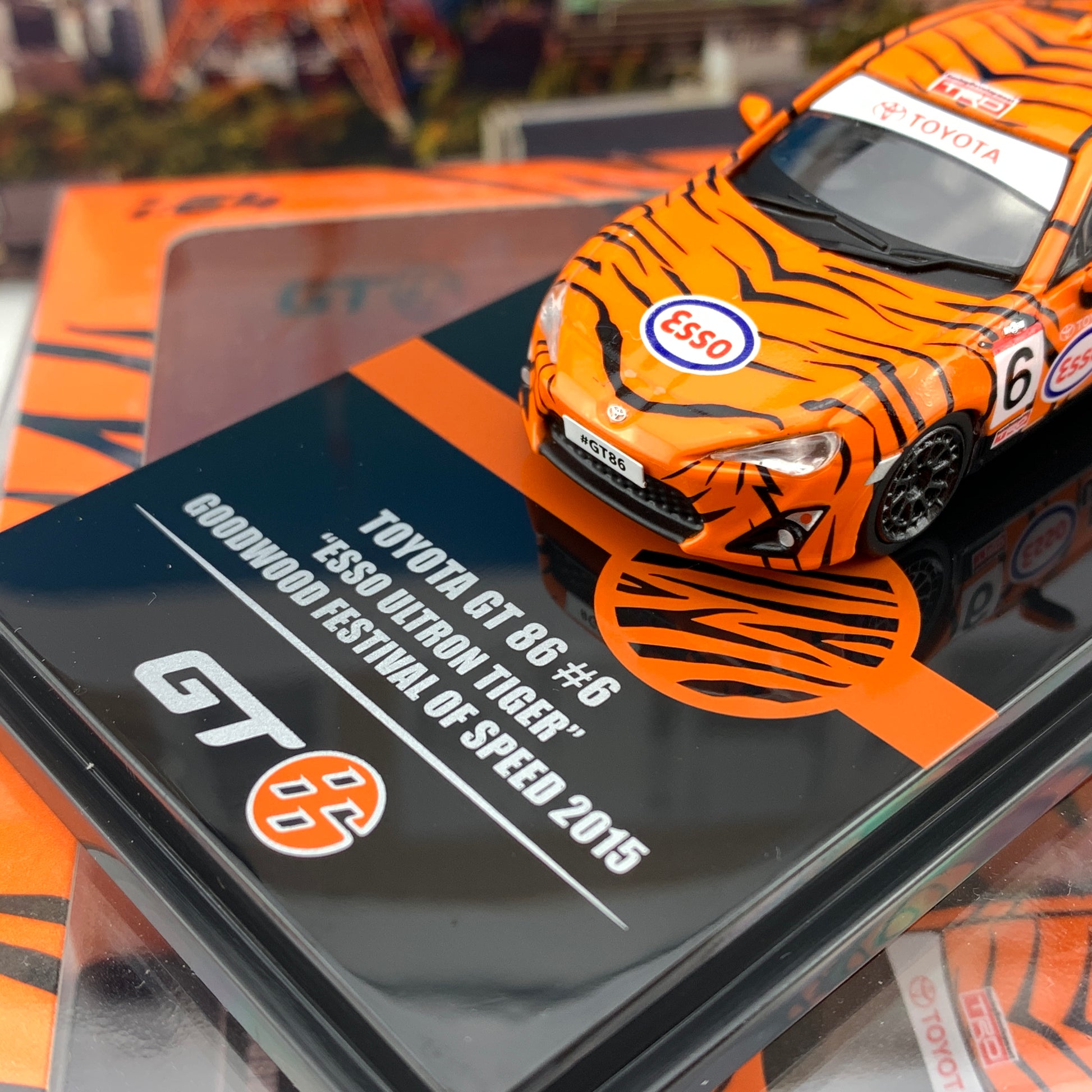 INNO64 1/64 TOYOYA GT86 #6 "ESSO ULTRON TIGER" Goodwood Festival of Speed 2015 IN64-GT86-ESSO