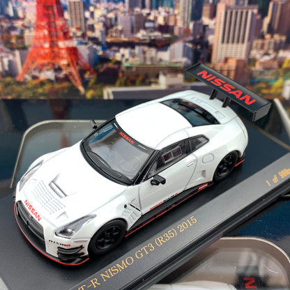 CAR-NEL 1/64 Nissan GTR Nismo GT3 R35 2015 Pearl White CN640019