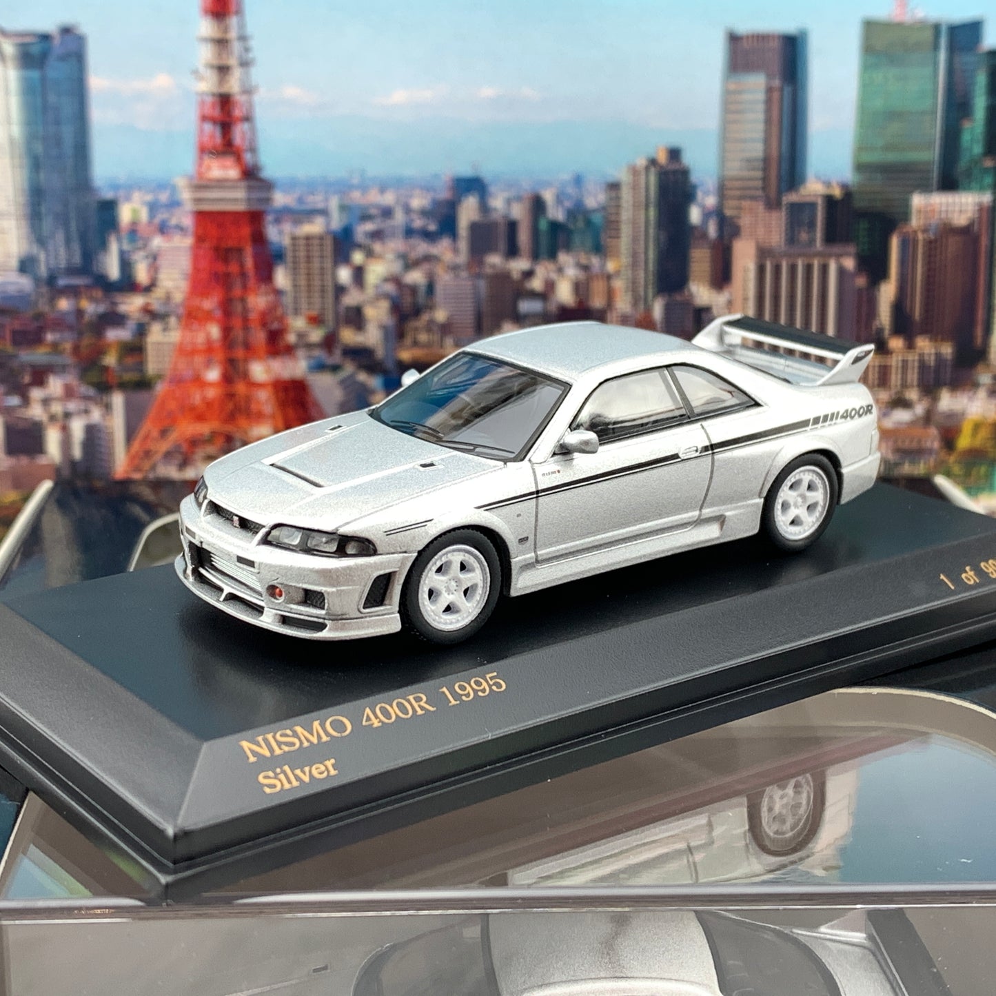 CAR-NEL 1/64 NISMO 400R 1995 Silver CN640013