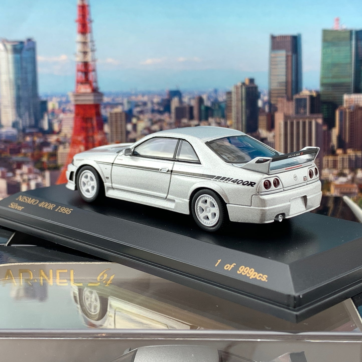 CAR-NEL 1/64 NISMO 400R 1995 Silver CN640013